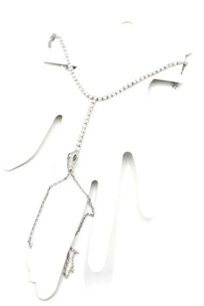 Generic Brand Snake Foot Şahmeran - Silver