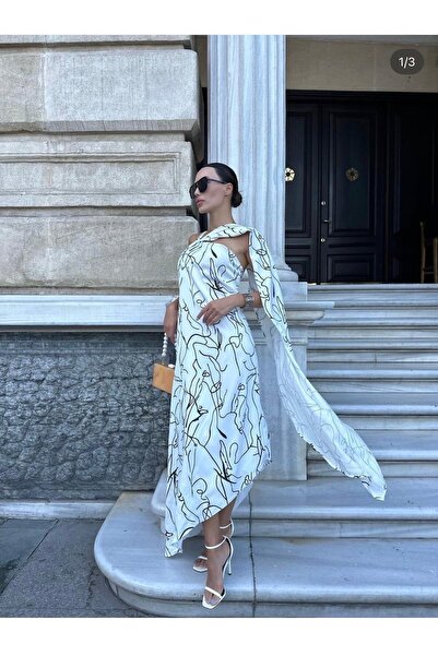 Hotfashion Şallı Elbise