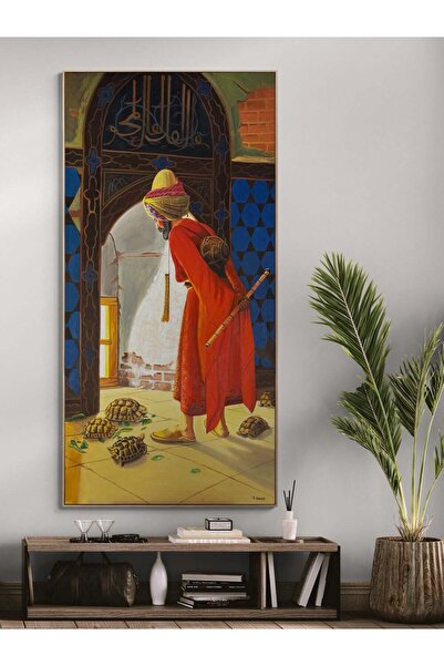 Simurg Sanatevi Sabrın Dervişi Yağlı Boya Tablosu