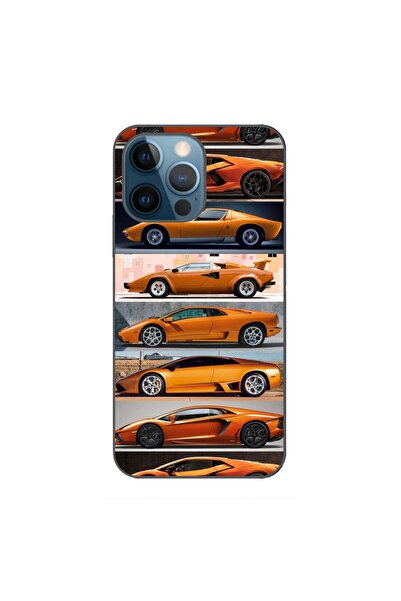 OEM Калъф, съвместим с Apple iPhone 12 Pro, силиконов гел TPU, с шарка на авт...