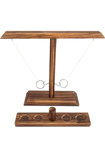 Arabest Large Ring Toss Game,Wooden Hook and Ring,15.7'' X 13'',Outdoor Indoo...