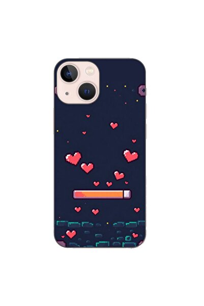 OEM Θήκη συμβατή με Apple iPhone 13 Mini από σιλικόνη gel TPU με πίξελ υφή He...