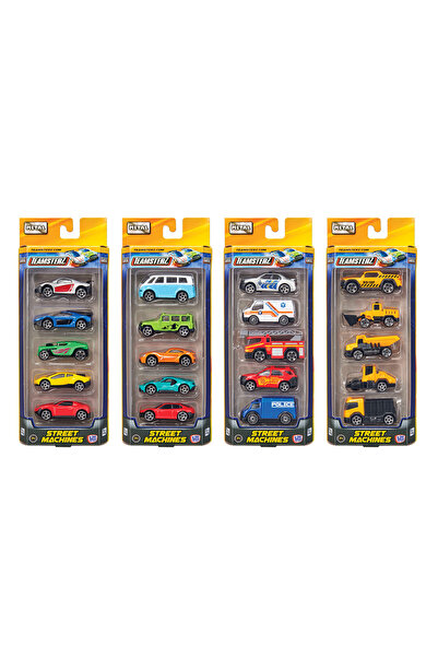 AS COMPANY Teamsterz Street Machines Με 5 Αυτοκινητάκια Die-Cast Για 3+ Χρονών