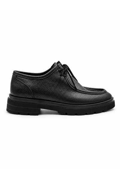 BESS SHOES 100% Genuine Leather Black Casual Comfortable Men's Classic Shoes