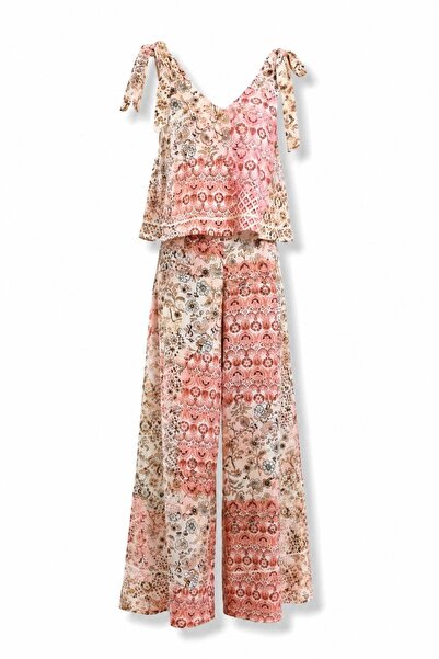 5in1Canpolat Powder Ethnic Patterned Bohemian Set 03051