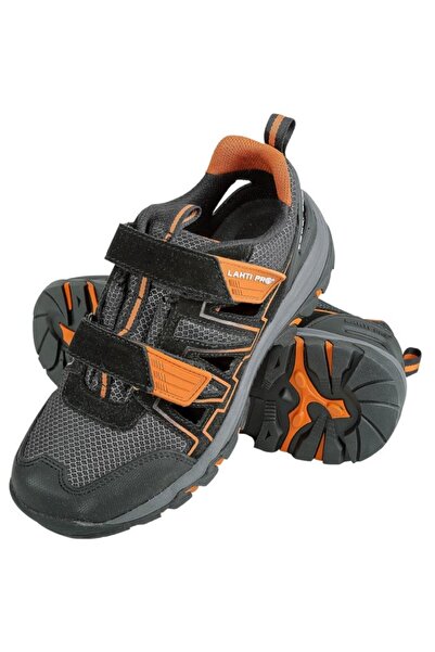 Lahti Pro Leather-suede-fabric sandal with rubber (o1sra) - 45
