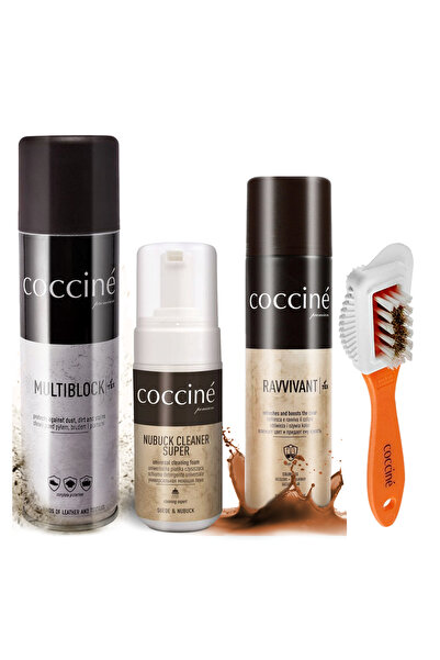 Coccine Set de coniac pentru renovarea pantofilor de impregnare 4 in 1