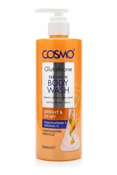 Cosmo سيروم الجلوتاثيون للعناية بالجسم في غسول الجسم اللامع والمرطب 500 مل | ...