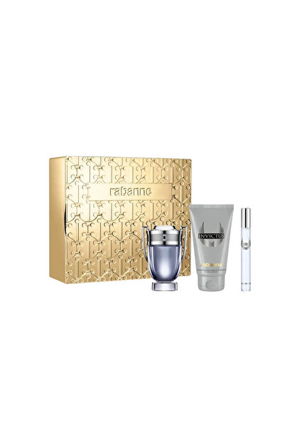 Paco Rabanne Комплект Paco Rabanne: Invictus, Тоалетна вода, За мъже, 50 мл +...