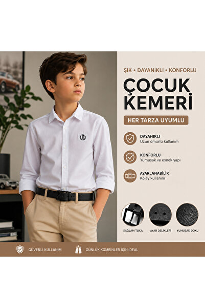 nevzat şahin küçüktilki est 1987 Premium Series 3 cm Children's Belt