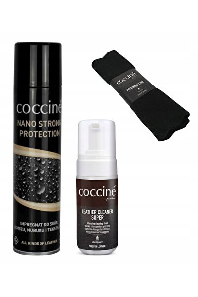 Coccine Kit ingrijire incaltaminte, Coccine, 3 bucati, Pentru piele, Incolor