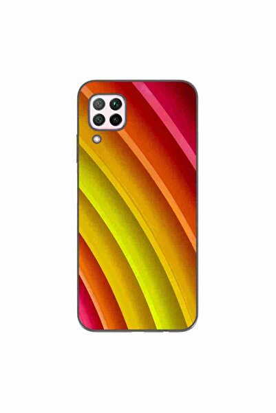OEM Husa compatibila cu Huawei P40 Lite Silicon Gel Tpu Model Abstract Stripes