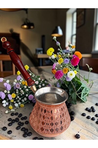 BARITCIOGLU Copper Cevze Large Size 8 Coffee Cups