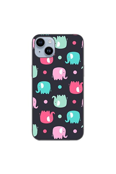 OEM Husa compatibila cu Apple iPhone 14 Plus Silicon Gel Tpu Model Pattern El...
