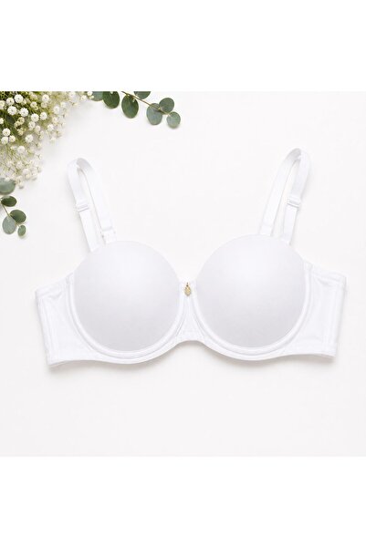 cansoy lingerie Silikon Bantlı Straplez Destekli Sütyen