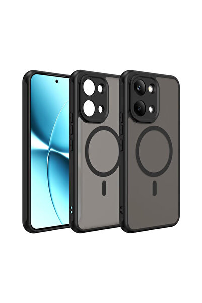 Microcase POCO X8 Pro Max 5G ile uyumlu Magsafe Uyumlu Mat Yüzey Kılıf AL4967