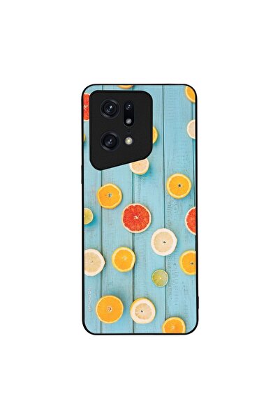 Sonique Θήκη Fruit Series για Oppo Find X5 Pro 5G Γκρέιπφρουτ
