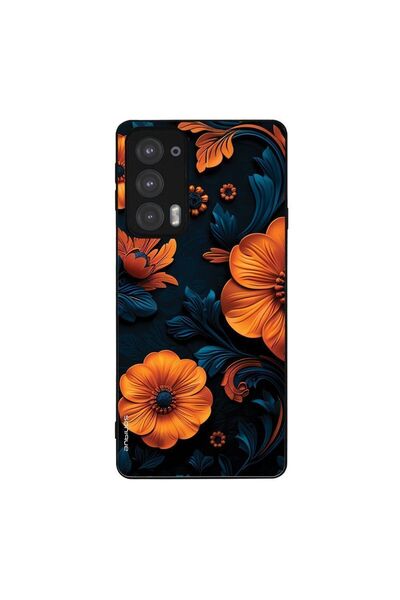 Sonique Θήκη 3D Flower Series για Motorola Edge 20 5G Πορτοκαλί 01