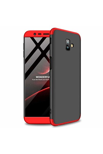 GKK 360 Full Body Protection Samsung Galaxy J6 Plus 2018 Μαύρο/Κόκκινο