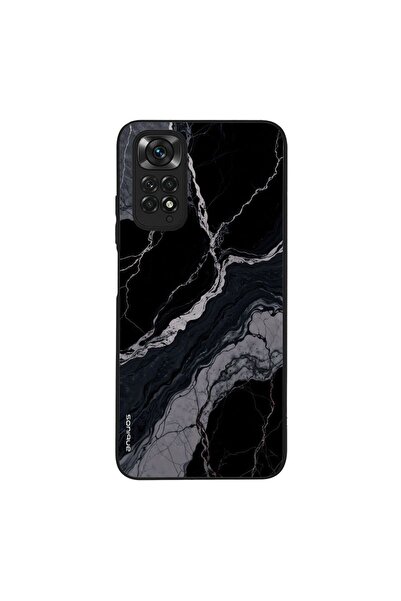 Sonique Θήκη Marble Series για Xiaomi Redmi Note 11 4G / Redmi Note 11S Μαύρο 02