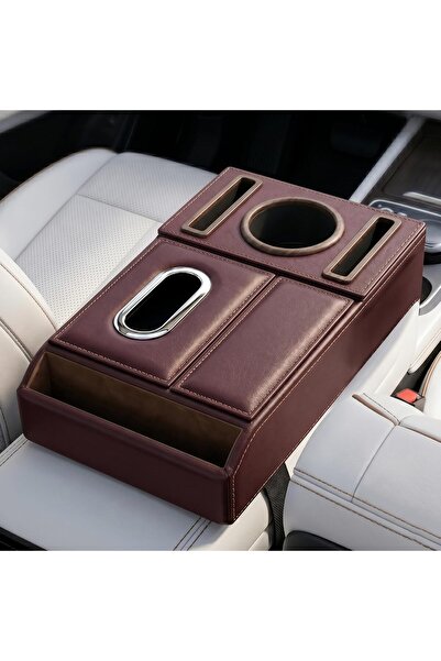 Auto Family FZE Car Armrest Box Storage Booster Pad – Multifunctional Console...