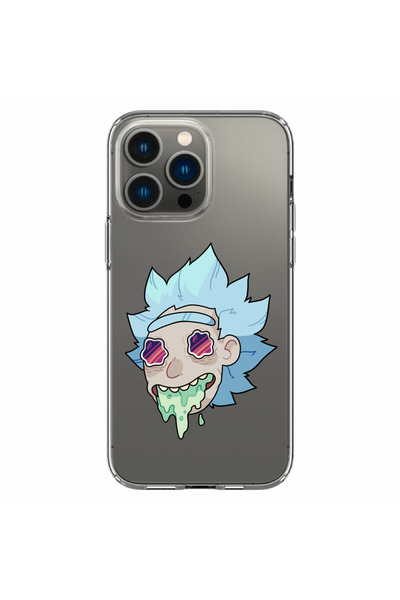 OEM Husa compatibila cu Apple iPhone 14 Pro Silicon Transparenta Model Rick A...