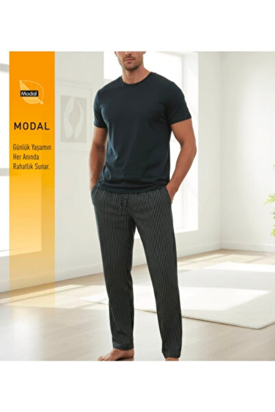 MYS GRUP TEKSTİL Ji̇ber Men's Pajama Set