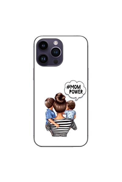 OEM Husa compatibila cu Apple iPhone 15 Pro Max Silicon Gel Tpu Model Mom of ...