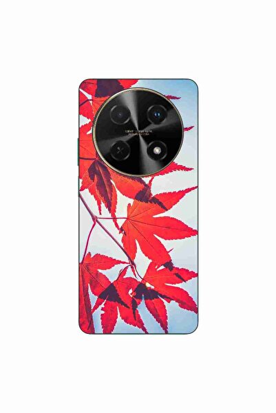 OEM Husa compatibila cu Huawei Nova 12i Silicon Gel Tpu Model Frunze de toamna