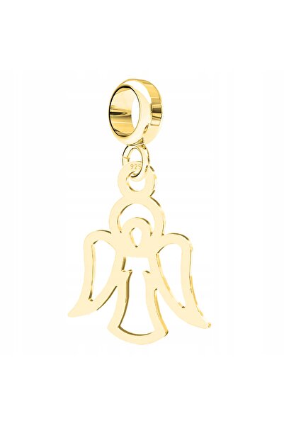 Larezo Pandantiv Tip Charm Pentru Bratari Modulare, Argint 925 Placat Cu Aur ...