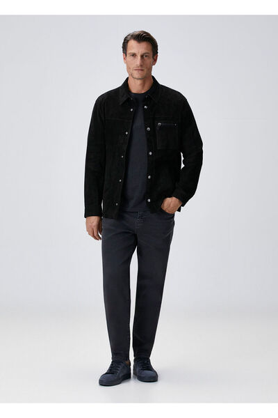 Beymen Collection Tapered Fit Antrasit Jean Pantolon