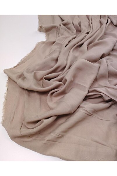 Kumaş Parça Beige Viscose Voile Fabric Thin Light Flowing Shirt & Dress Fabri...