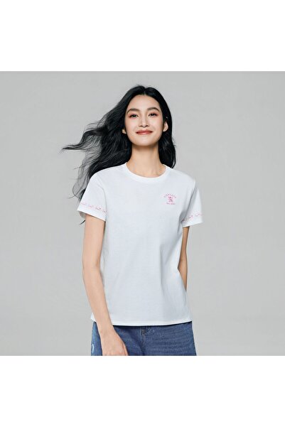 Giordano Women's Signature Print Tee