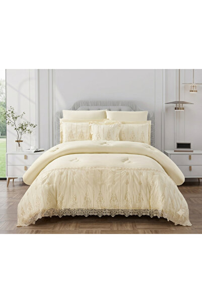 ALMIAAD Double Bed Sheet Summer Cool - Microfiber - 6 Pieces - Summer Quilt 6...