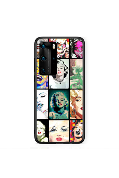 Other Huawei P40 Pro Marilyn Monroe Black Glossy Θήκη