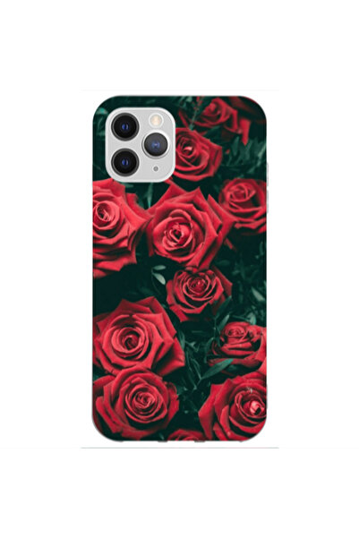 Other Apple iPhone 13 Pro Max Red Roses Transparent Silicone TPU Θήκη