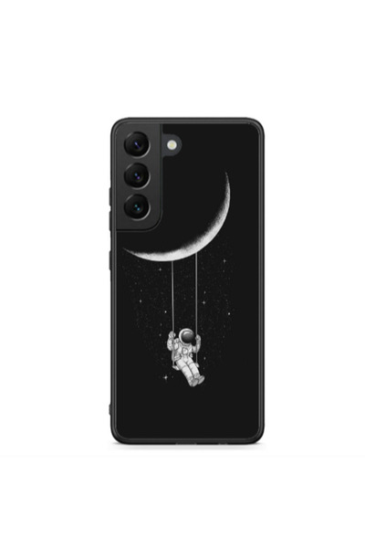 Other Samsung S22 Plus Swing on the moon Black Glossy Θήκη