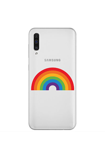 Other Samsung A70 Rainbow Mini Transparent Silicone TPU Θήκη