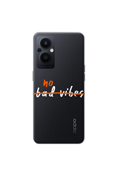 Other Oppo Reno 7 Lite No bad vibes 2 Transparent Silicone TPU Θήκη