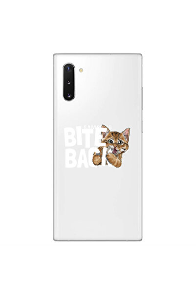 Other Samsung Note 10 Plus bitte back cat Transparent Silicone TPU Θήκη