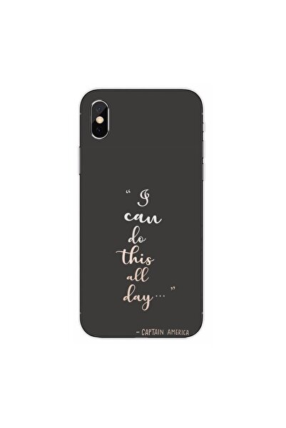 OEM Husa compatibila cu Apple iPhone XS Max Silicon Gel Tpu Model Mesaj I Can...