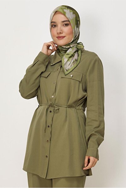 Alvina Patterned Natural Scarf 8634