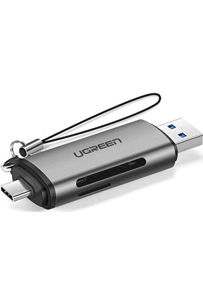 Ugreen Αναγνώστης καρτών Type-C για /S/D/ /m/i/c/r/o/S/D/ / / / / Κωδικός Γκρ...
