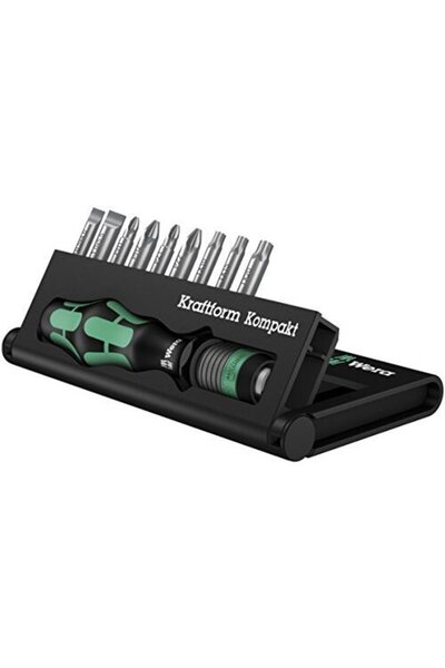 wera Kraftform Compact 10 suport pentru biți și set de șurubelnițe 1/4 " - 10...
