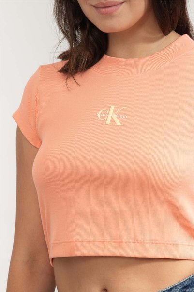 Calvin Klein Kadın Turuncu Tişörtler