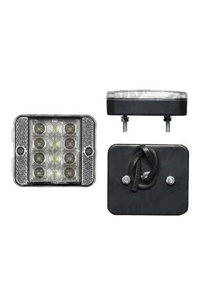RapidAuto Lampa auto BestAutoVest pentru mers inapoi alba 12V cu LEDURI parte...