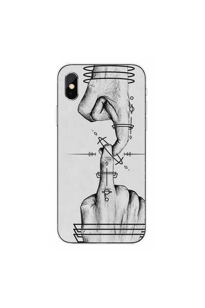 OEM Husa compatibila cu Apple iPhone XS Max Silicon Gel Tpu Model Universe Touch