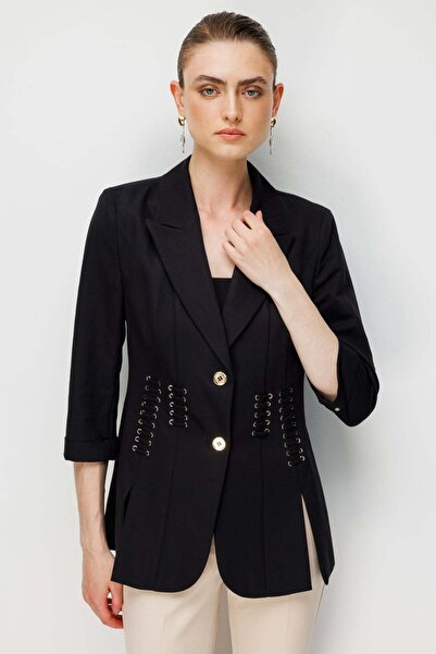 Ekol Truvakar Jacket with Rope Detail on Sleeves