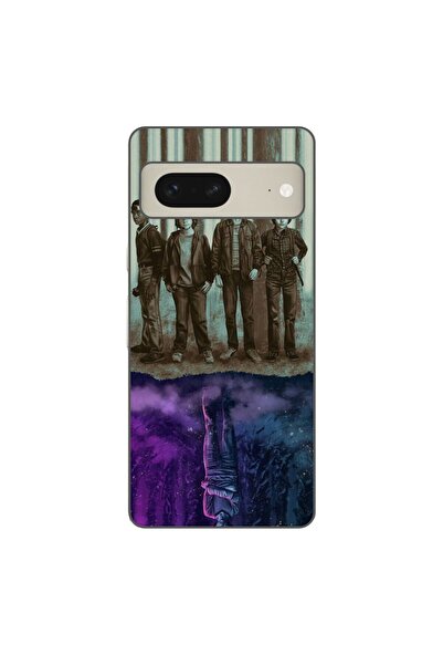 OEM Case compatible with Google Pixel 7 Silicone Gel Tpu Pattern Stranger Thi...
