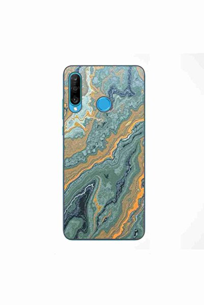 OEM Husa compatibila cu Huawei P30 Lite Silicon Gel Tpu Model Forest Flame Ma...